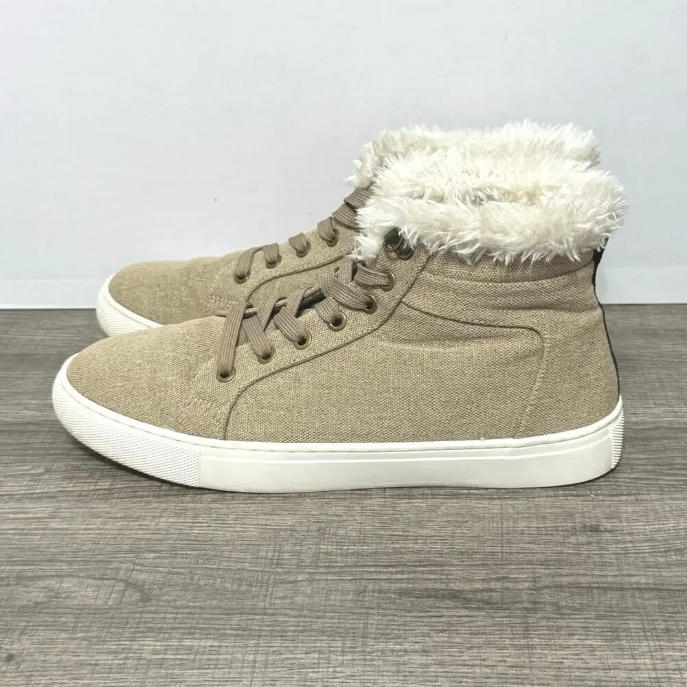 Corkys Women’s Templin Lace Up Faux Fur High Top Sneaker Boots Size 10